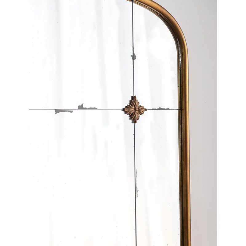 New Arrival Fashion Wood Framed Long Large Retro Bedroom Furniture Floor Standing Full Body Mirror
