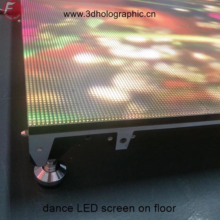 led Indoor Flexible Acrylic Radar Interactive Dance Floor 6.25mm LED Display Screens video floor