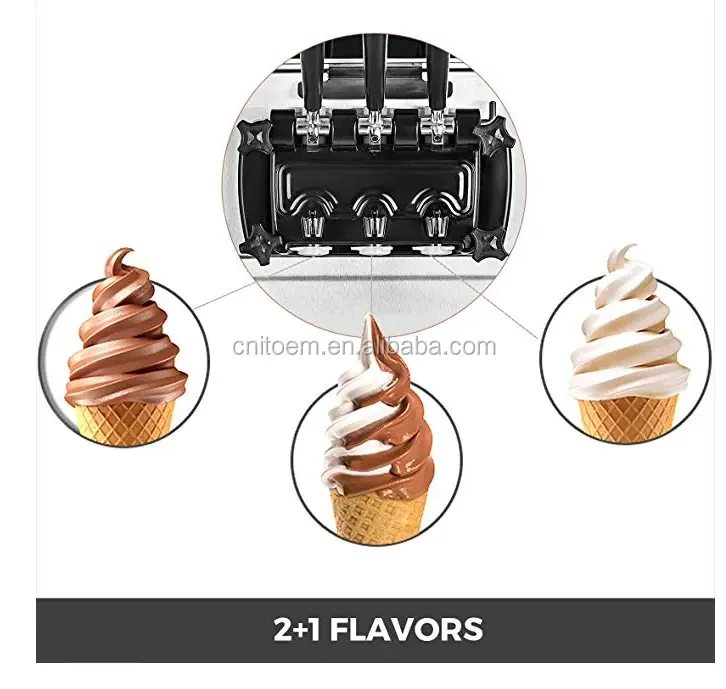 commercial 18L/H soft ice creme machine ice creme machine popsicle machine maquina de sorvete