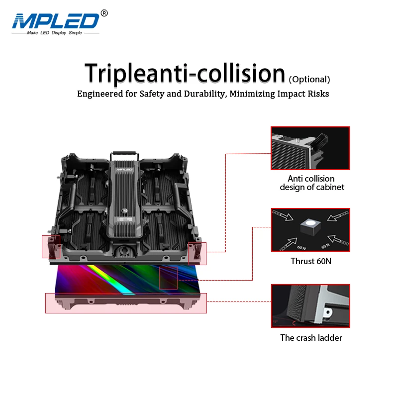 MPLED LED Display Low Power Consumption Rental Stage P1.9 P2.6 P2.9 P3.91 Full Color P2 P3 Led Video Wall Screen