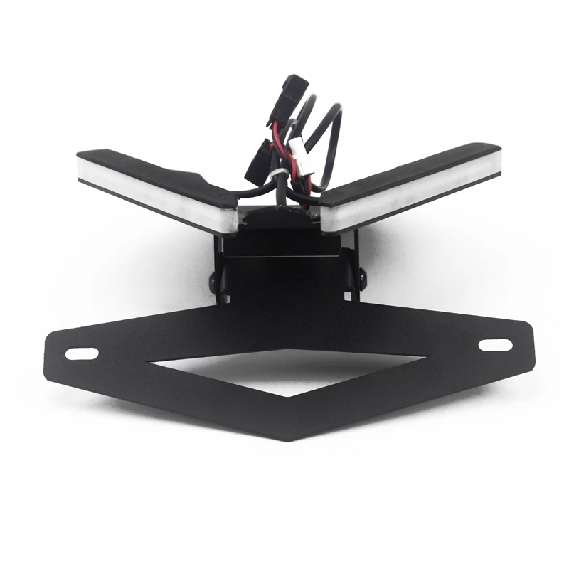 Мотоциклетные СВЕТОДИОДНЫЕ ПОВОРОТНЫЕ сигналы, хвостовой аккуратный крыльчатый Устранитель, комплект кронштейнов для Ducati 899 959 1199 1299