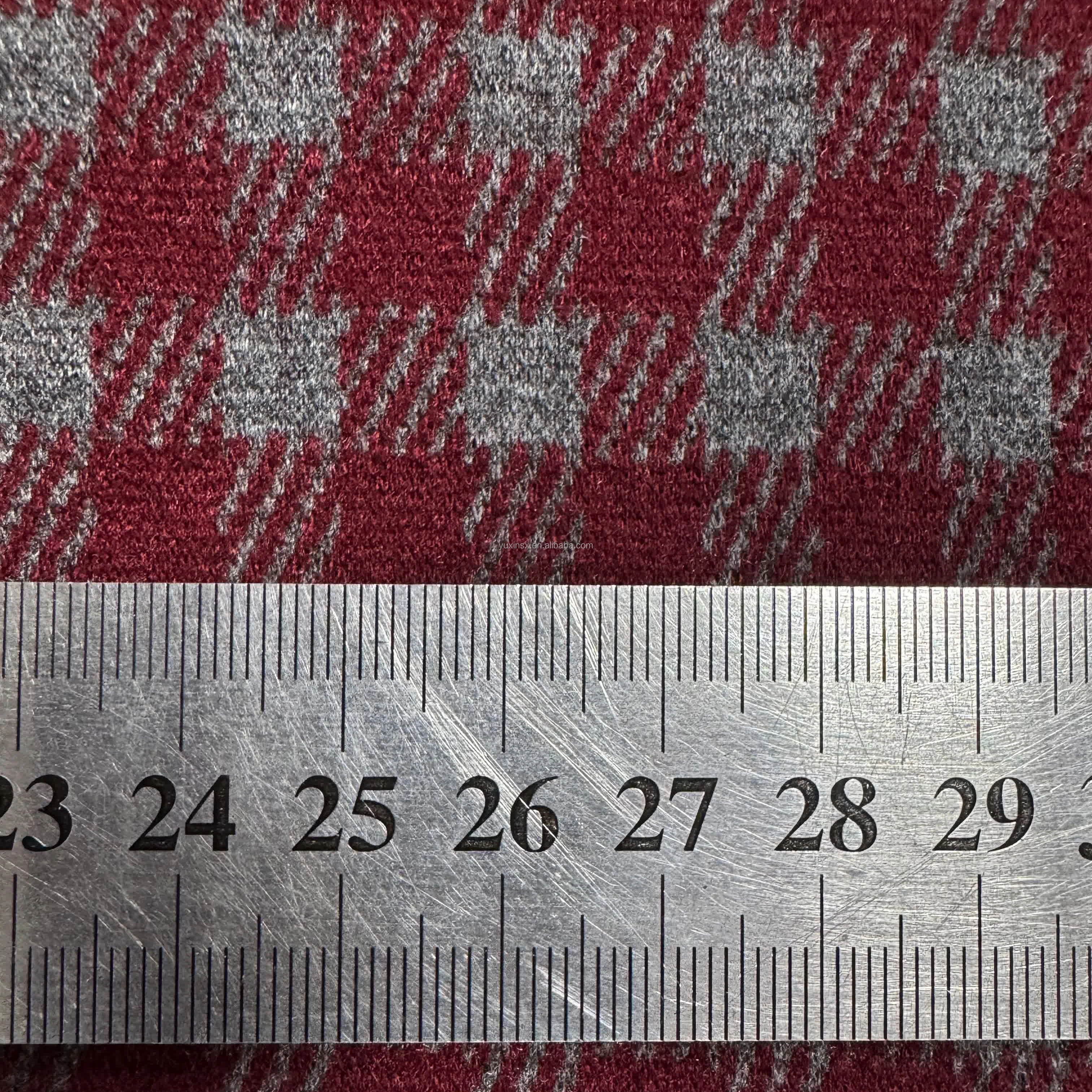 Jacquard Woolen Tweed Fabric  Dyed Garments Home Toys Bedding Upholstery Bags Uniforms