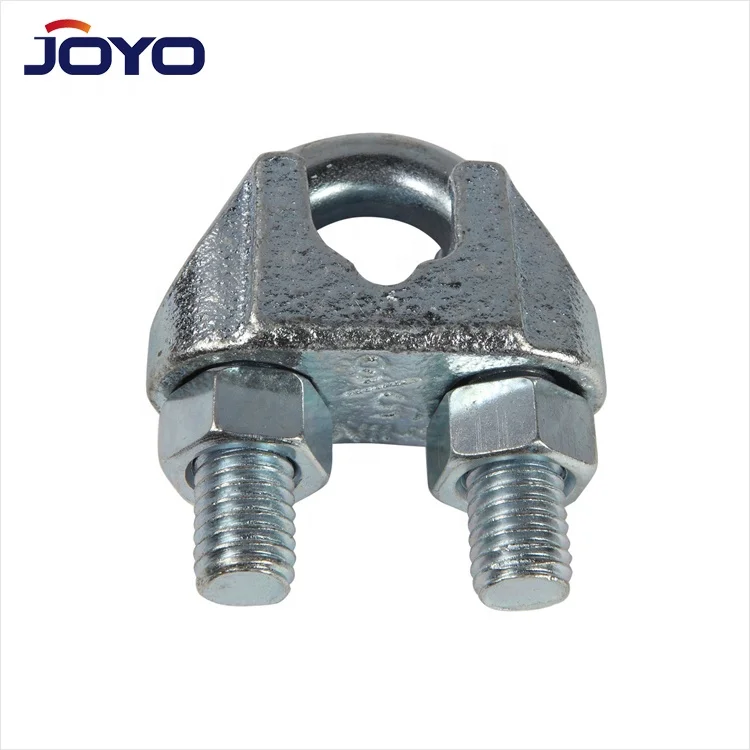 wire rope clip,Galvanized US type malleable steel wire rope clip,ISO9001:2015,CE certification