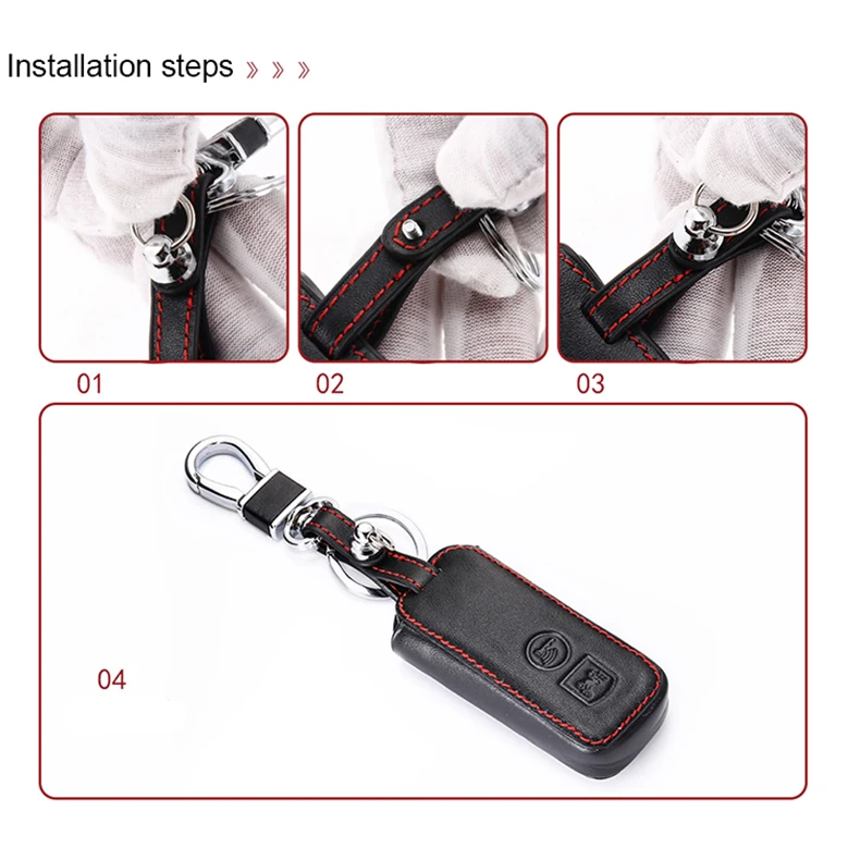 Leather Motorcycle Key Case Remote Fobs Protector Cover Car Accessory For Honda Motorbike PCX X ADV SH 300 150 125 Forza PCX150