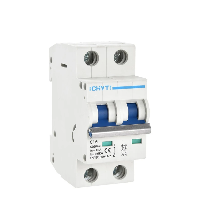 10 16 25 32 40 63A high quality mcb 32a din rail 12v dc circuit breaker