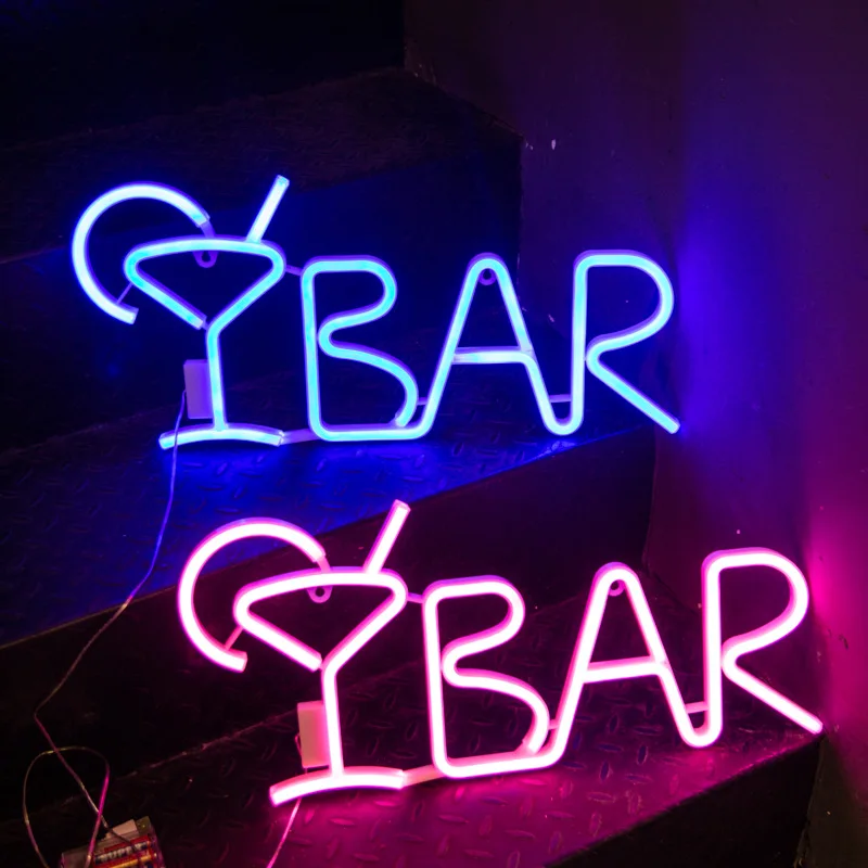 Atmosphere Bar Neon Light Customizationfashion attractive design led str led neon sign bar signs neon sign