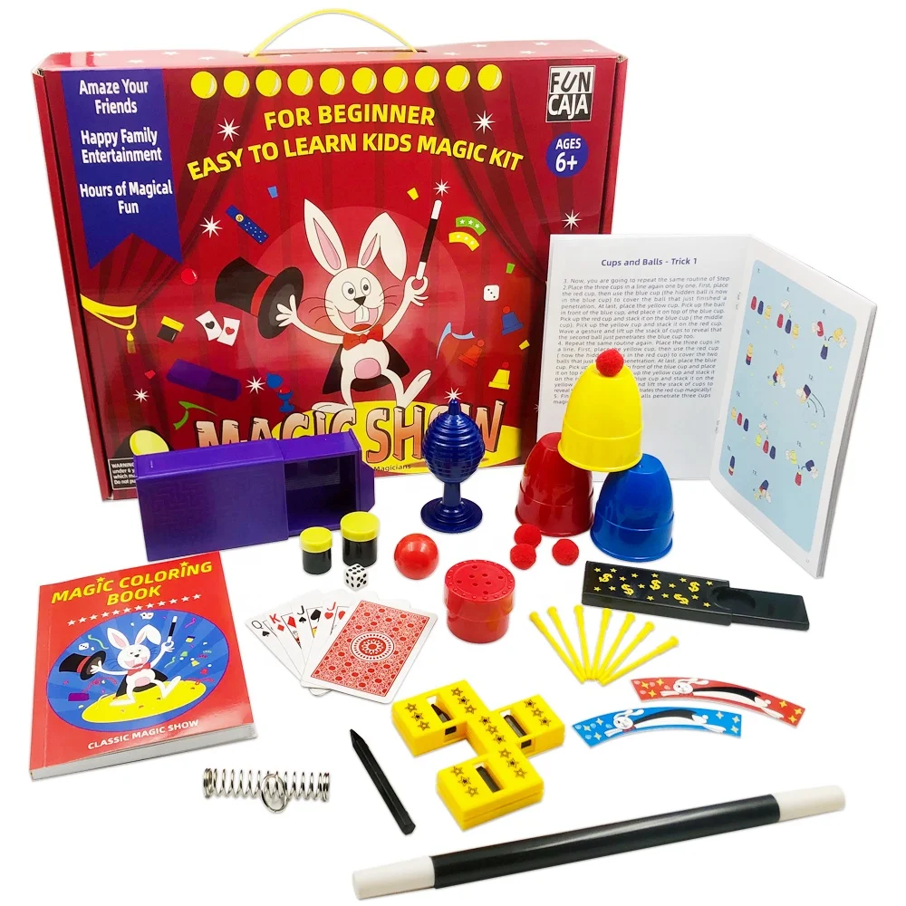 
Magic Tricks Wholesale Easy Magic Kit for Kids age 6 to 12 