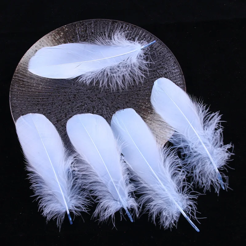 high quality real natural Duck Nagoire feather 5/7inch Series white black pink Duck Feather for crafts & gifts