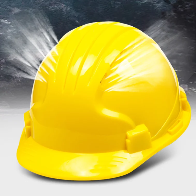 ABS Material Reflective Tape Helmet Worker Protective Construction Industrial Safety Helmet Ansi Reflective Hard Hat