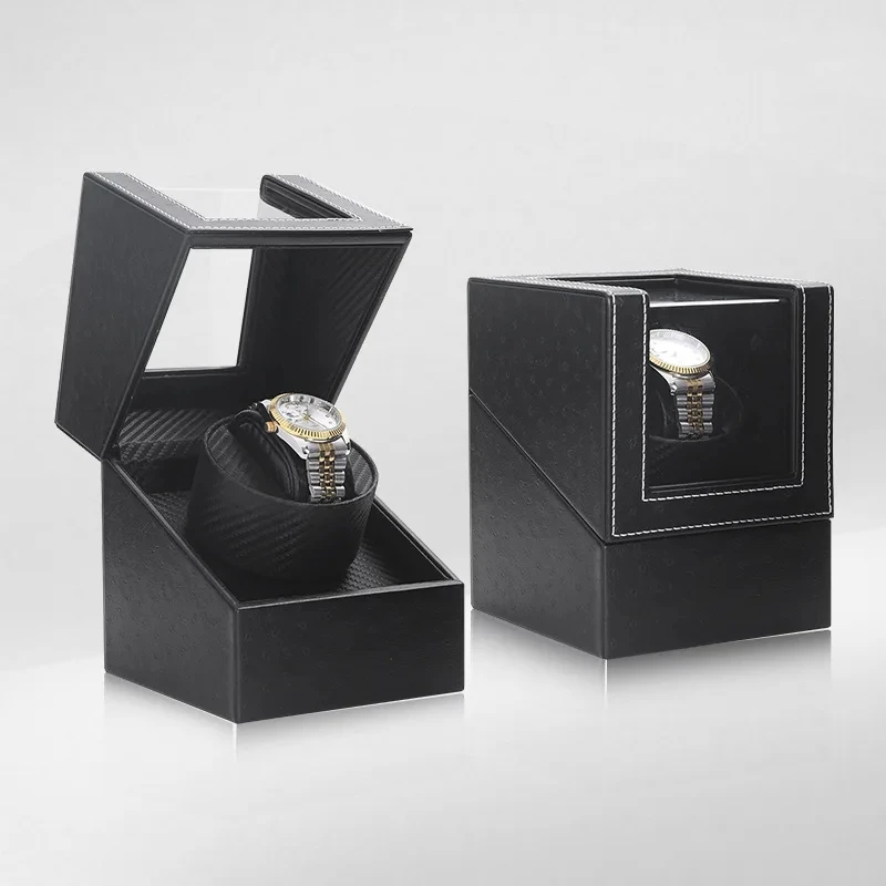 Watch Winders For Automatic Watches Global Universal Plug PU Leatherwear Watch Box Super Silent Motor No. 5 Battery Can Be Used