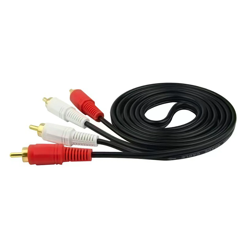 Factory supply 8 9 10 pin mini Din to 3 RCA   AC Cable for audio and video