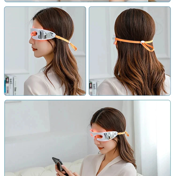 Wholesale eye massager Heating therapy beauty device to relieve eye fatigue fading dark circles anti-wrinkle