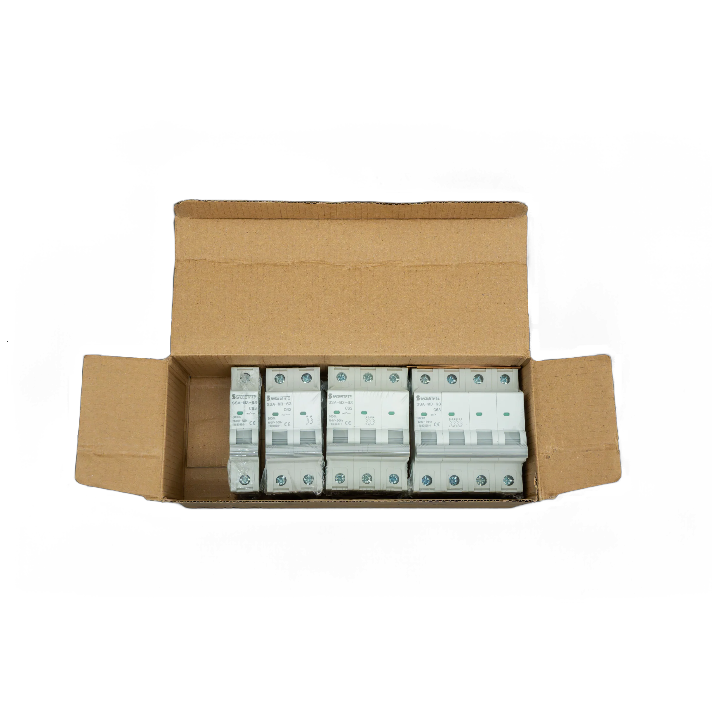 50/60hz Rated Mcb Circuit Breaker Flame Retardant Plastic Molded Case 125A 2P Miniature Circuit Breakers