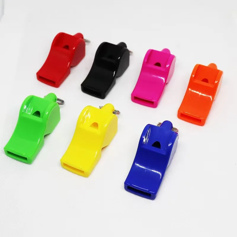 Colorful nuclearless treble whistle football basketball sports whistle soccer training game referee single whistle