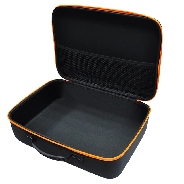 Custom eva molded thermoform zipper hard shell protective stash bag travel hard carry eva tool case zipper portable storage box