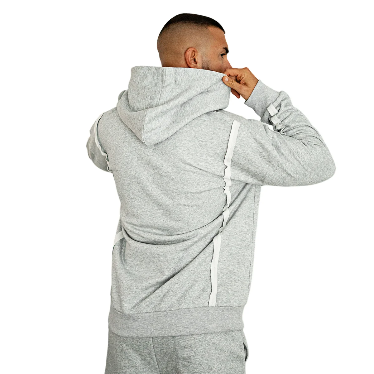 Gingtto Sweatpants And Hoodie Set Wholesale Men Sportswear Custom Logo Hooded Set