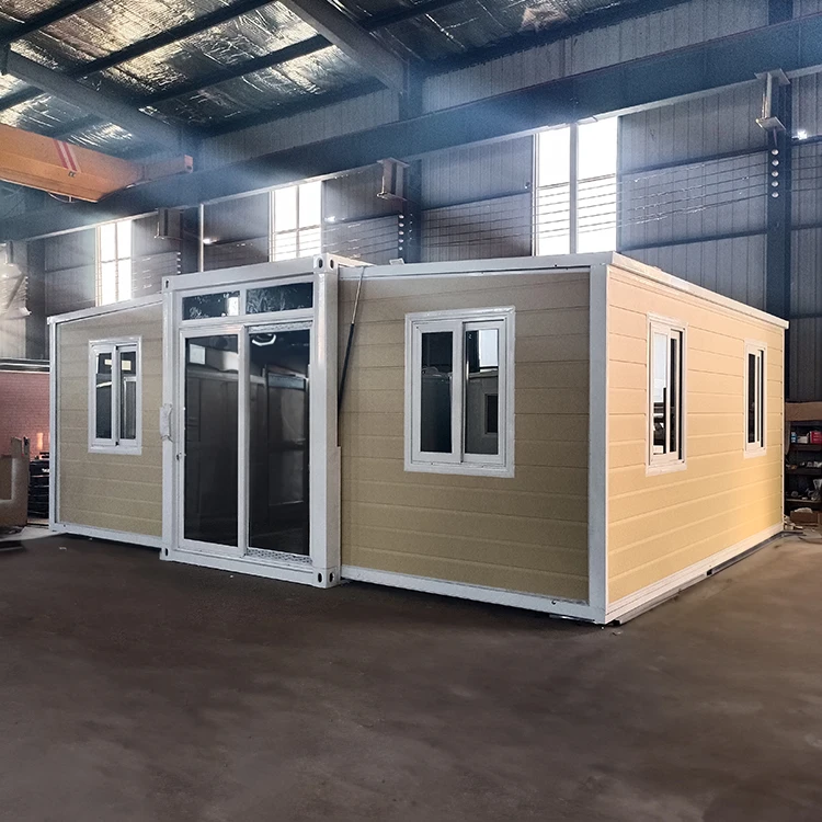 Prefab Steel Ice Cream Shop Casas Prefabricadas Madera 60m Tiny House Sale Office 20 Foot Shipping Container With Garage