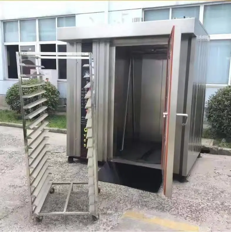 Commercial Bakery Equipment 16 Trays Hot Air Rotary Oven For Bread Maker Machine 32 Trays Electric/Gas Rotary Oven