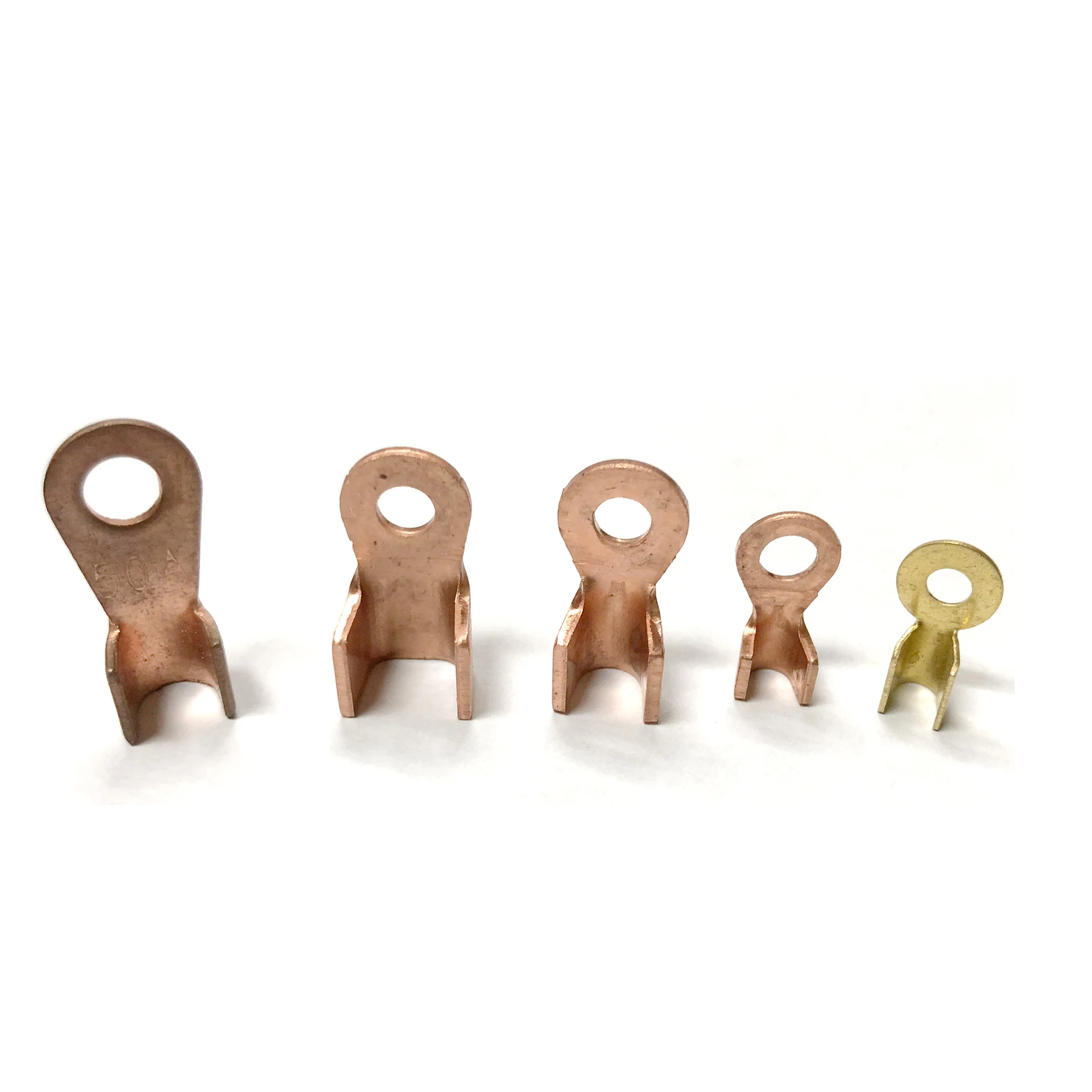 
Factory Direct Non-Insulated European Standard Copper Cable Lug Crimp Terminal copper contacts 