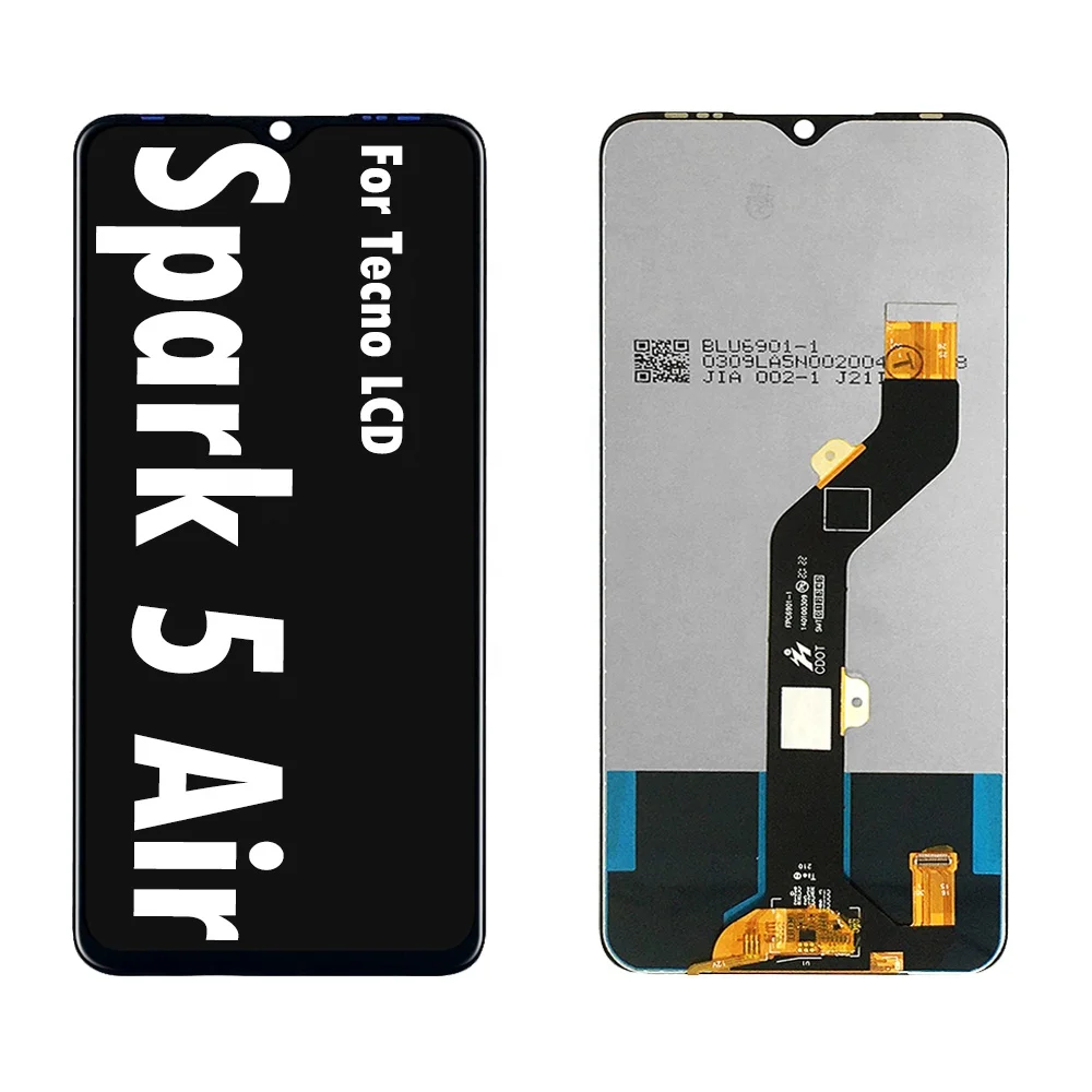 In stock for Tecno Spark 5 Air Display KD6 KD6a LCD Touch Screen Digitizer Glass Panel For Spark 5 Air LCD Assembly