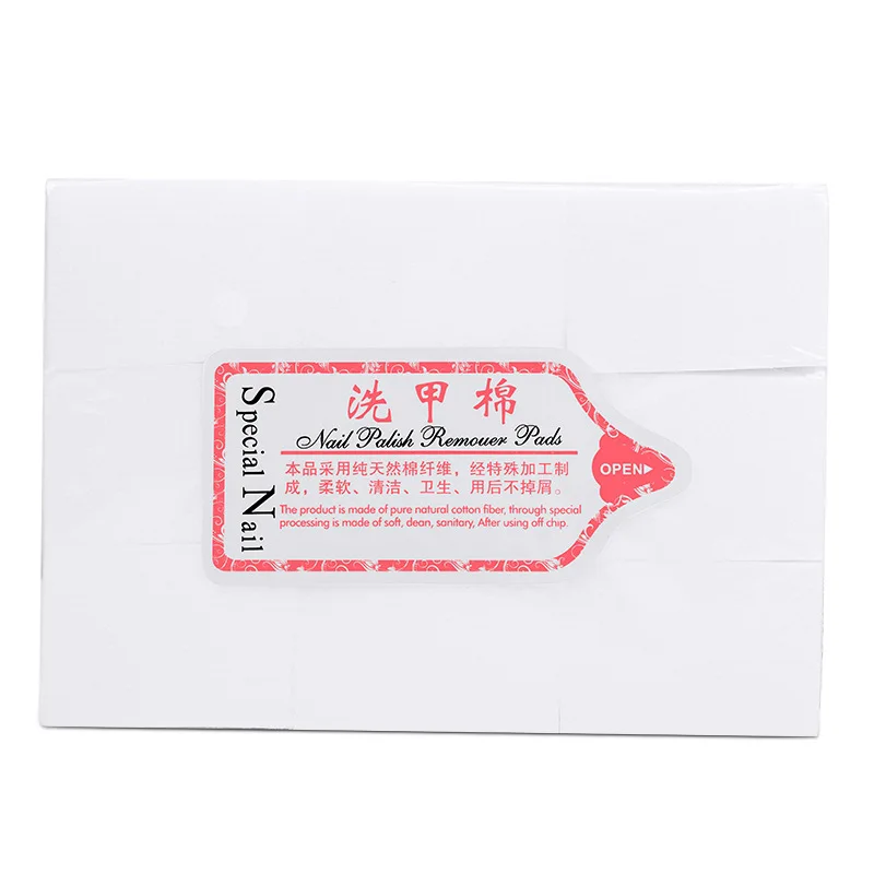 Super September Cheap Nonwoven Wiping Cotton Pad Lint Free Nail Art Gel Cleaning Cloth Polish Remover wipes