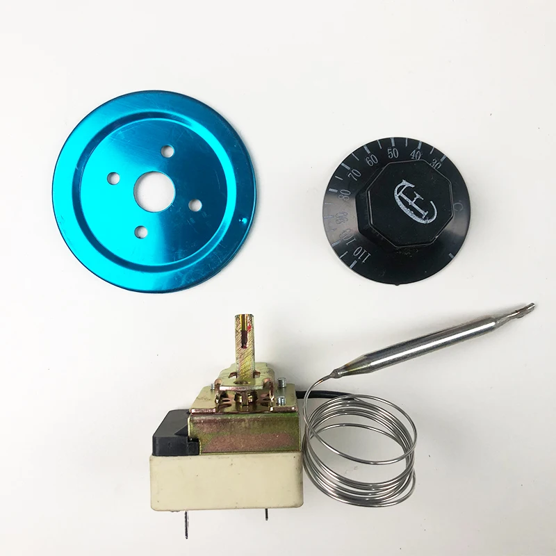 Selling products adjustable temperature 50-300 degree switch knob capillary thermostat