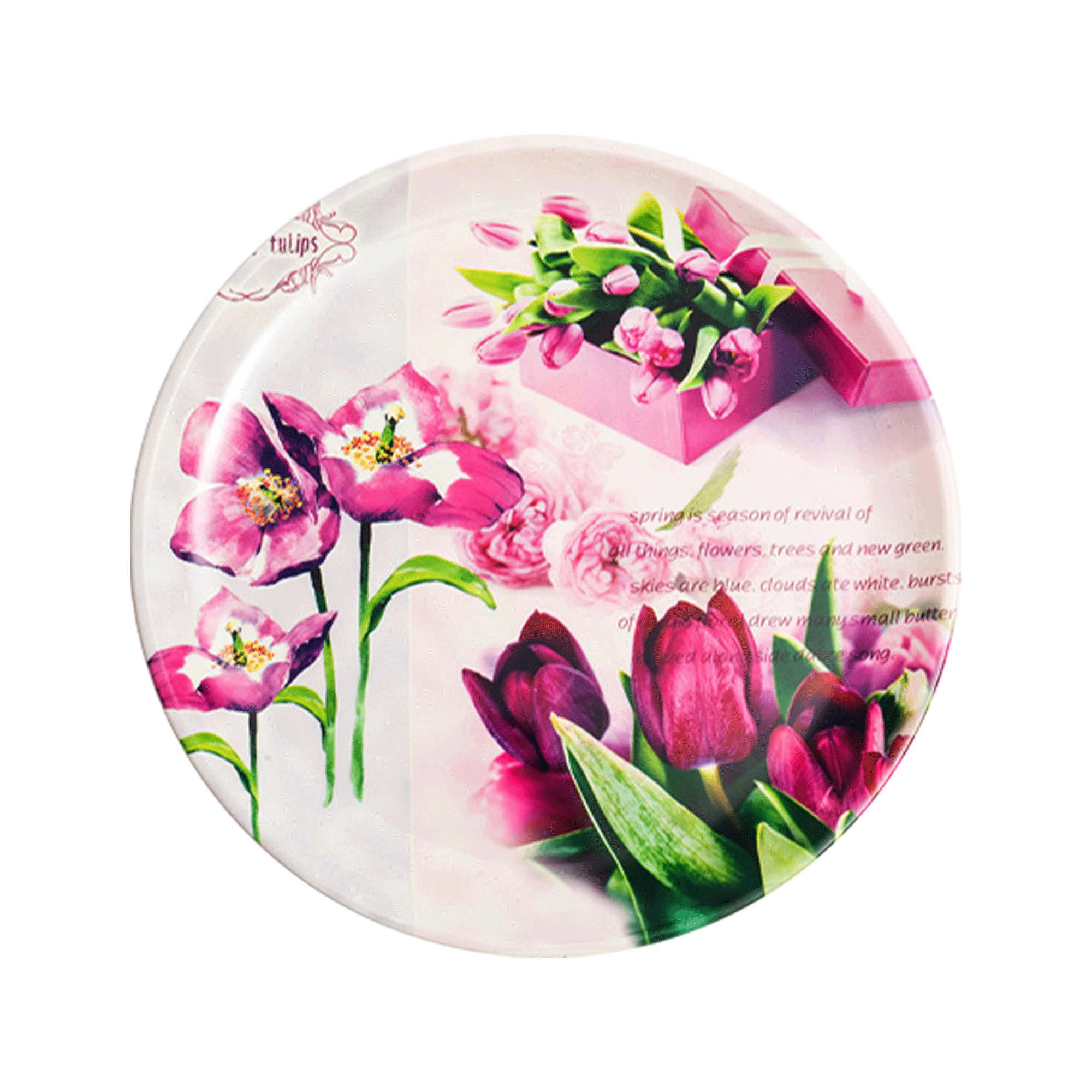 Индивидуальная декоративная обеденная тарелка плоская круглая тарелка Reusabule тарелка пластиковая тарелка