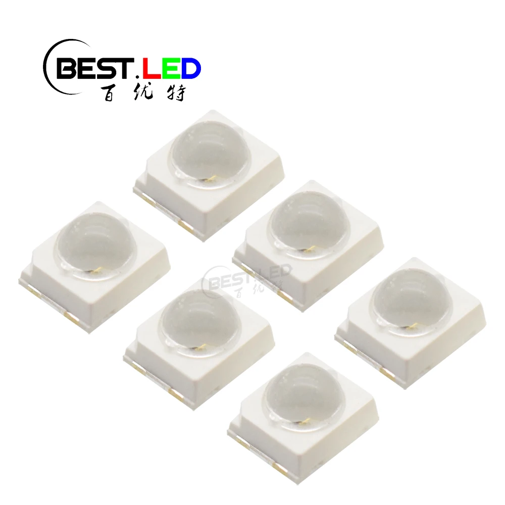Super Bright 500nm 505nm Wavelength 60° Viewing angle Green SMD LED 2835 60 Degree LED Diode for Traffic Light