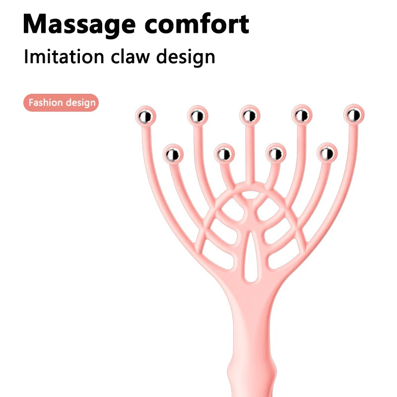 Trending Products On AMZN Handheld 9 Claws 9 Beads Head Scratcher Claw Massager For Head Body Other Massage Products