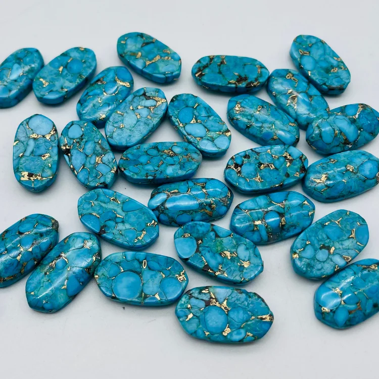Factory wholesale natural turquoise loose gemstone natural turquoise cabochon