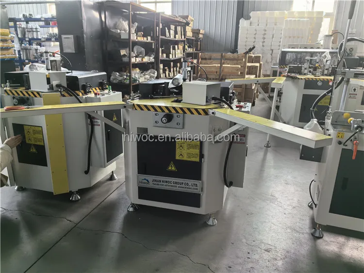 2024 new design Full automatic aluminum wiindow double heads cutting machine aluminum profile cutting machine saw 550mm  600mm