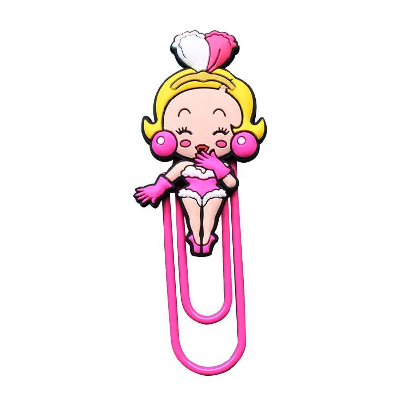 Cheap Factory Price Customized OEM Soft PVC Promotional Gifts Paper Clip