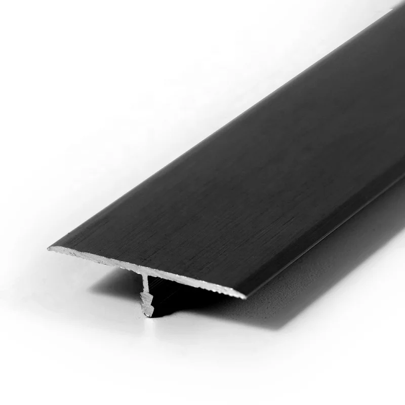 Customized Decoration Wall Corner Aluminium T Shape Tile Edging Trim For Furniture