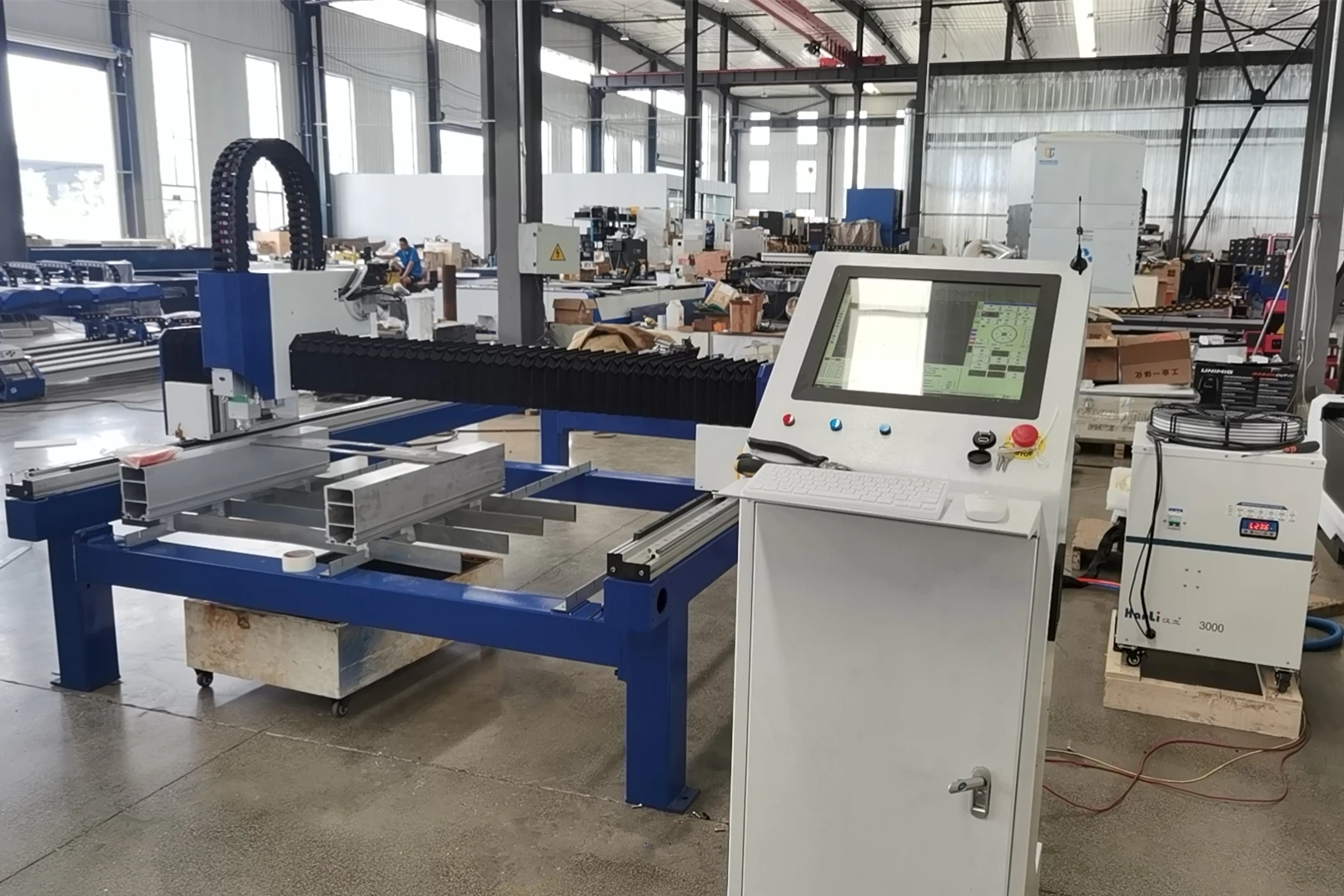 Economical Laser Cutting Machine Gantry Laser 1530 split Fiber laser cutting metal machines