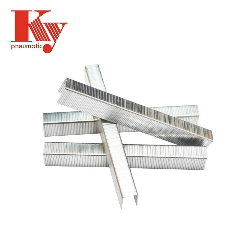 Electro Galvanized 10J Series Long Staple Pins For Hammer Tacker 1019J Staple