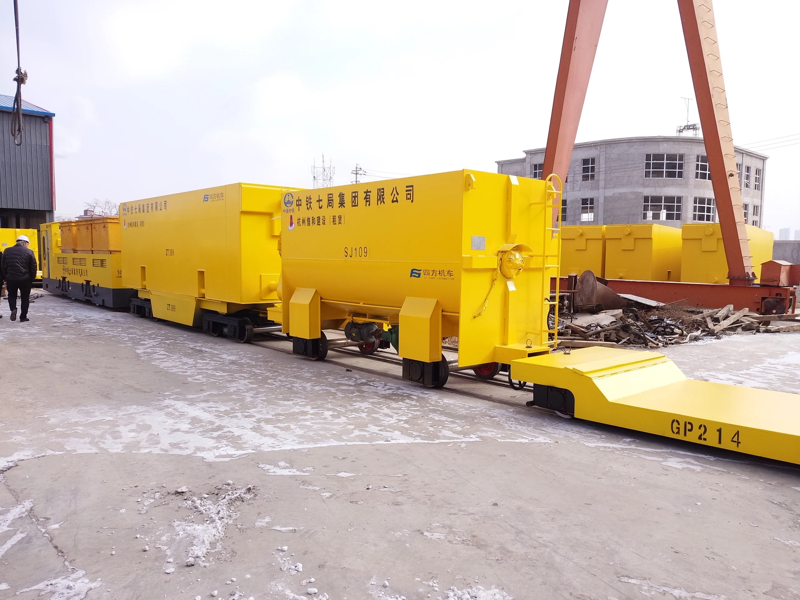 TimesPower Factory sale Segment car locomotive equipment battery locomotive for TBM project