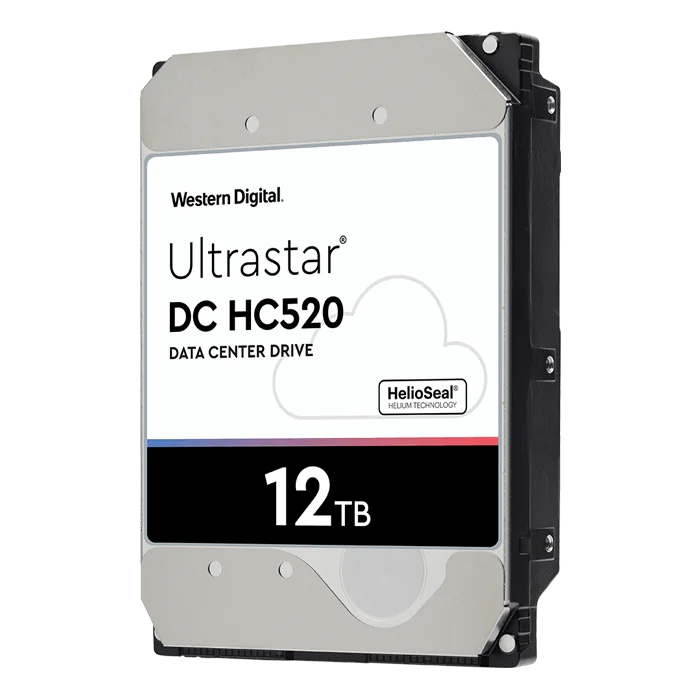 For original cheap price Wes tern Digital DC HC 520 3.5 inch 12TB SAS 12G 7.2K  HDD HUH721212AL5204 hard disk drive for server