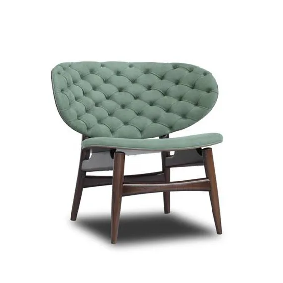 America Style Single Sofa Hotel Furniture Fabric Sofa Living room Chair Restaurant Furniture