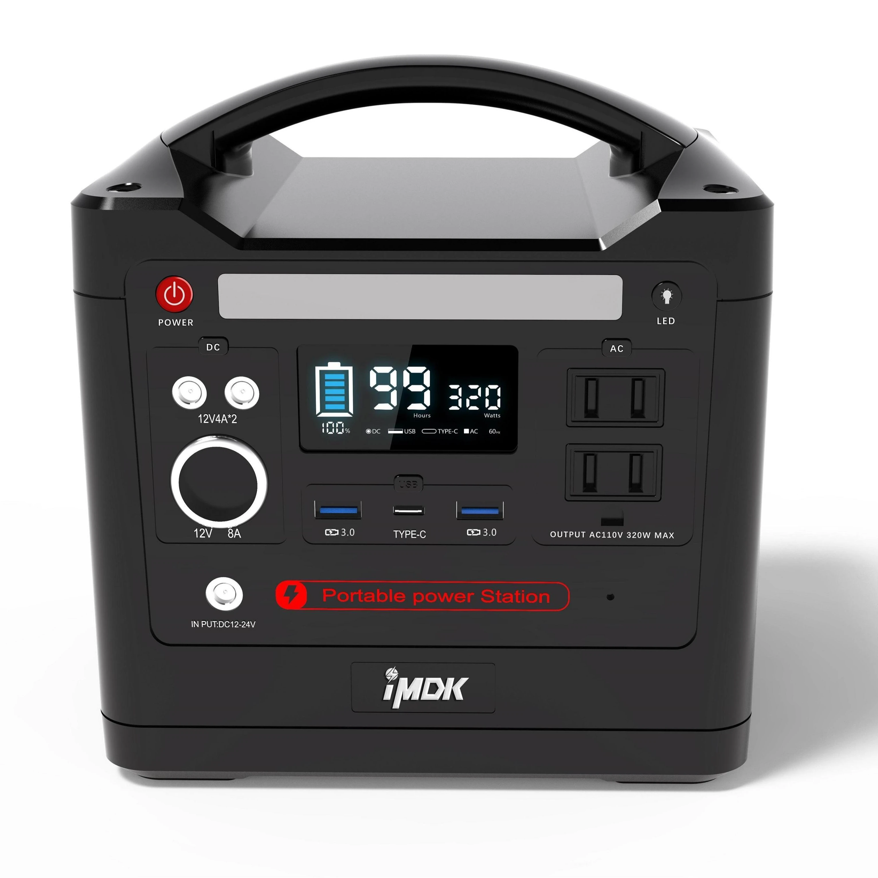 Портативное зарядное устройство на солнечной батарее для кемпинга, дома и улицы