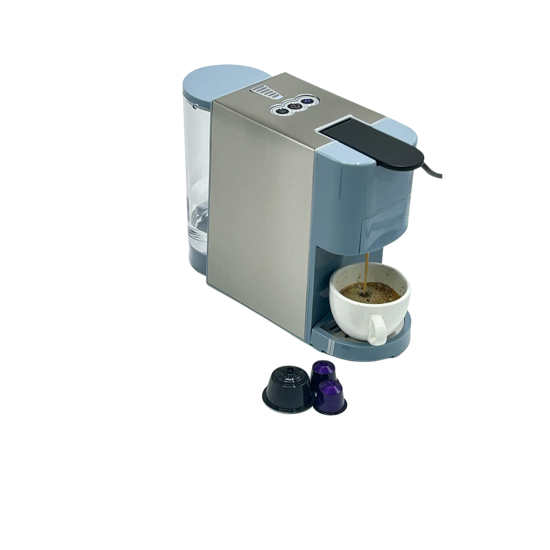Wholesale Electric Espresso Coffee Maker Programmable Stainless Steel Pod&Capsule Machine for Household & Hotel Use