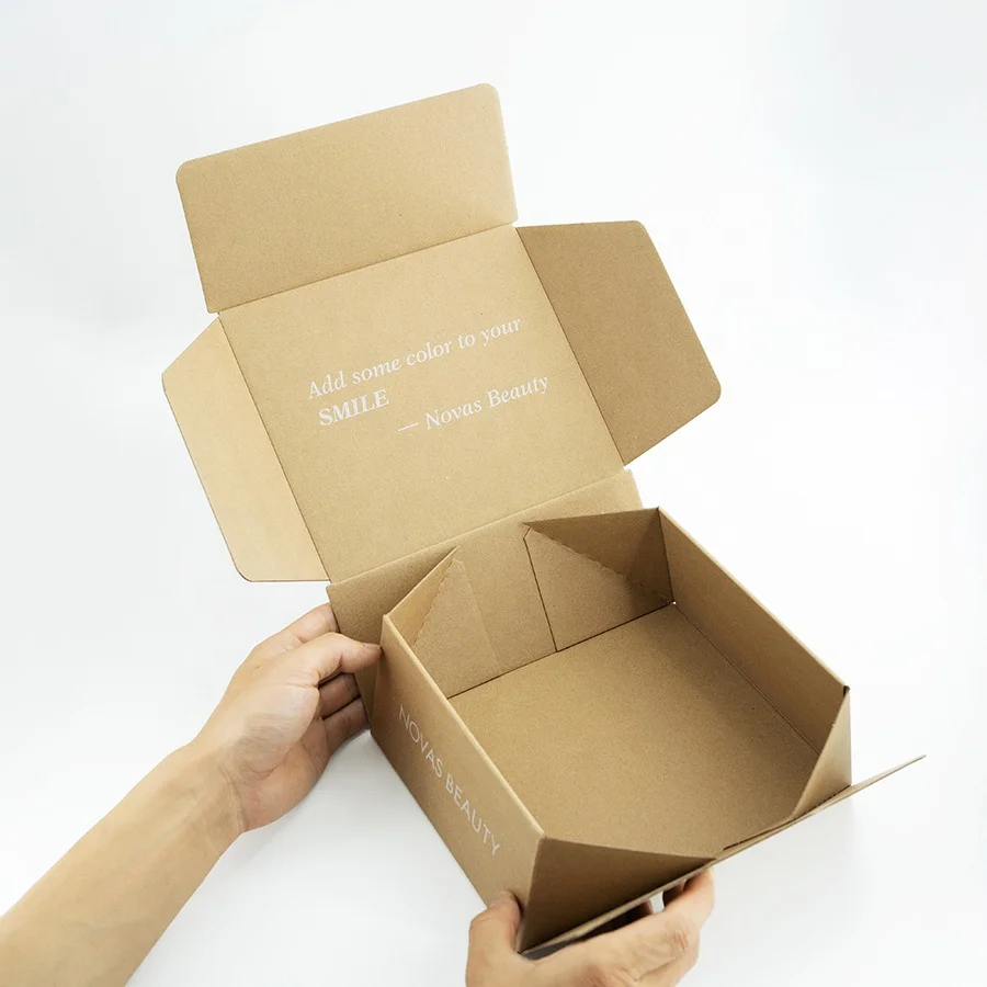 Top Selling Small Food Apparel Universal Box Carton Fold Brown Carton Box