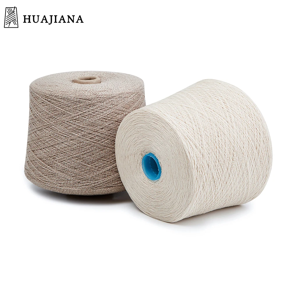 100% Mongolia recycled Natural Non-dyed Cashmere Yarn for Knitting Sweater