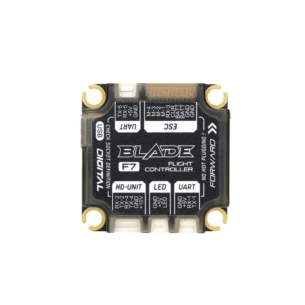 RUSHFPV BLADE F722 30X30 Flight controller For D JI Digital FPV System V2 Version