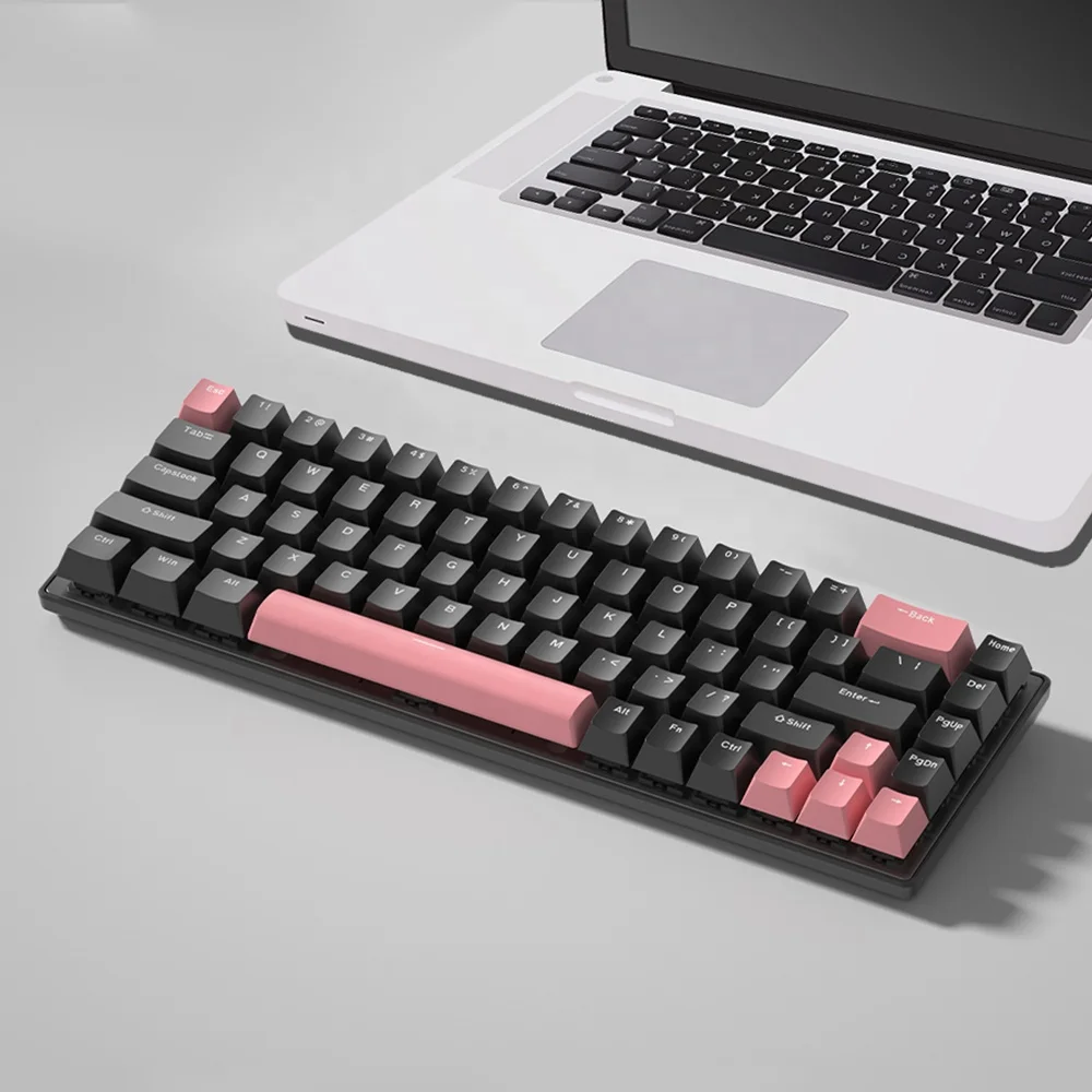 Механическая игровая клавиатура teclado 60% pc rgb механические
