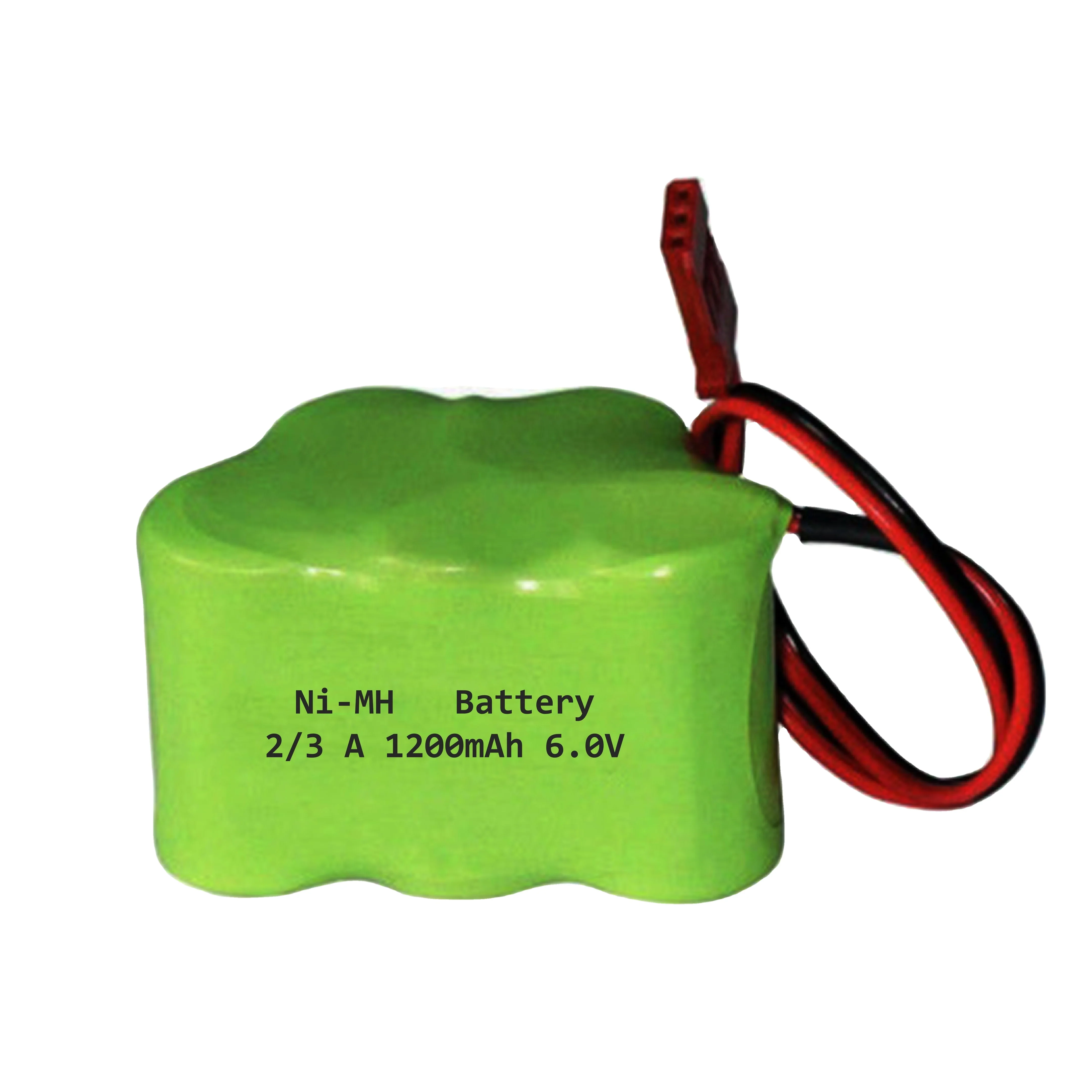 4.8V D5000mah 5AH NiMh high temperature battery pack( stick) for emergency lights