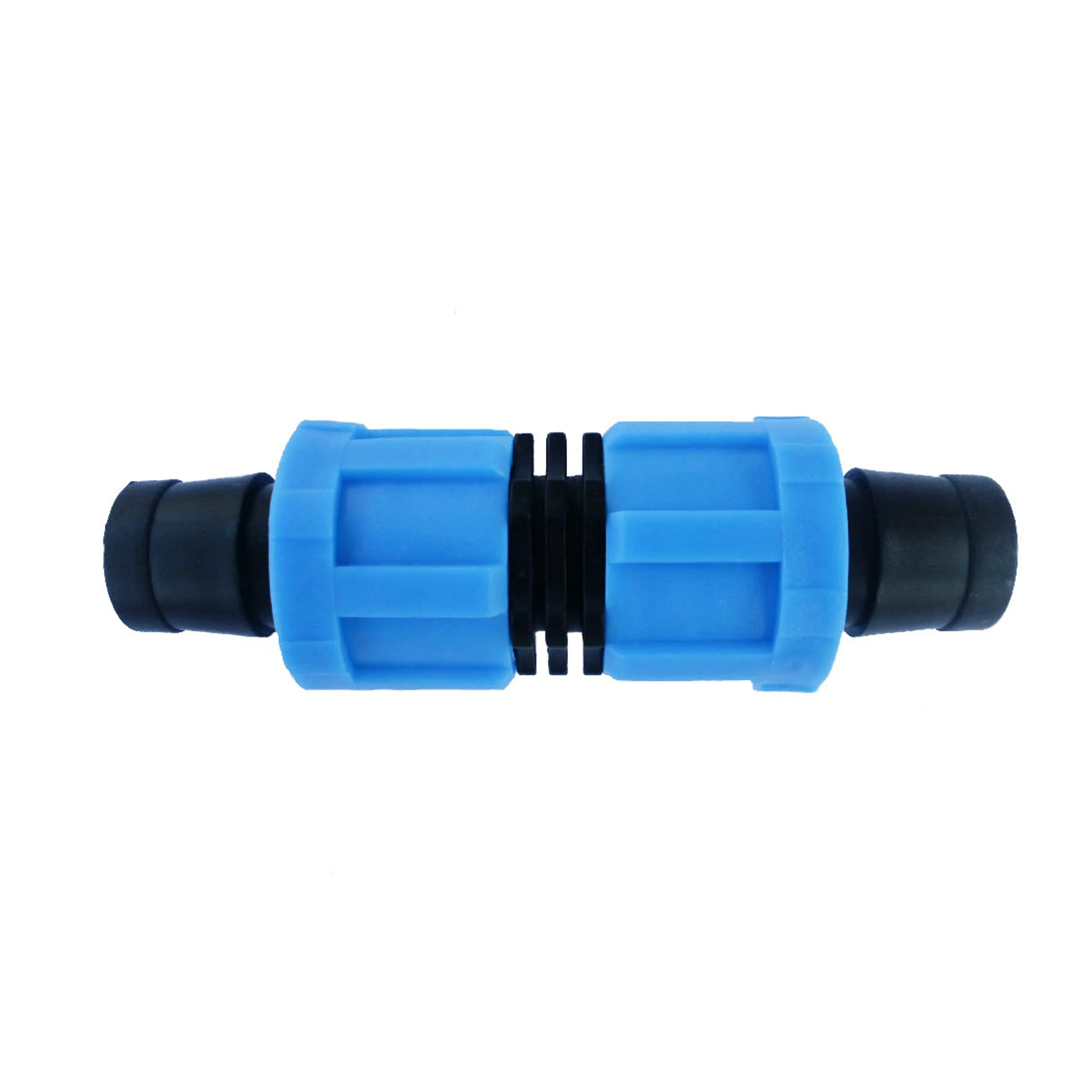 Drip irrigation tape fitting male famale thread coupling for tape