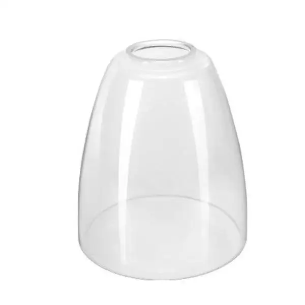 Clear Glass Lamp Shade Bell Shaped Glass Lampshade Replacement  for Chandelier Vanity