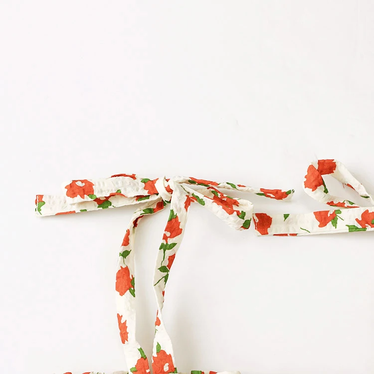 Lovely Refreshing Children Tank Top Floral Printed Baby Girl Clothing Toddler Suspenders Top Girls Shirts