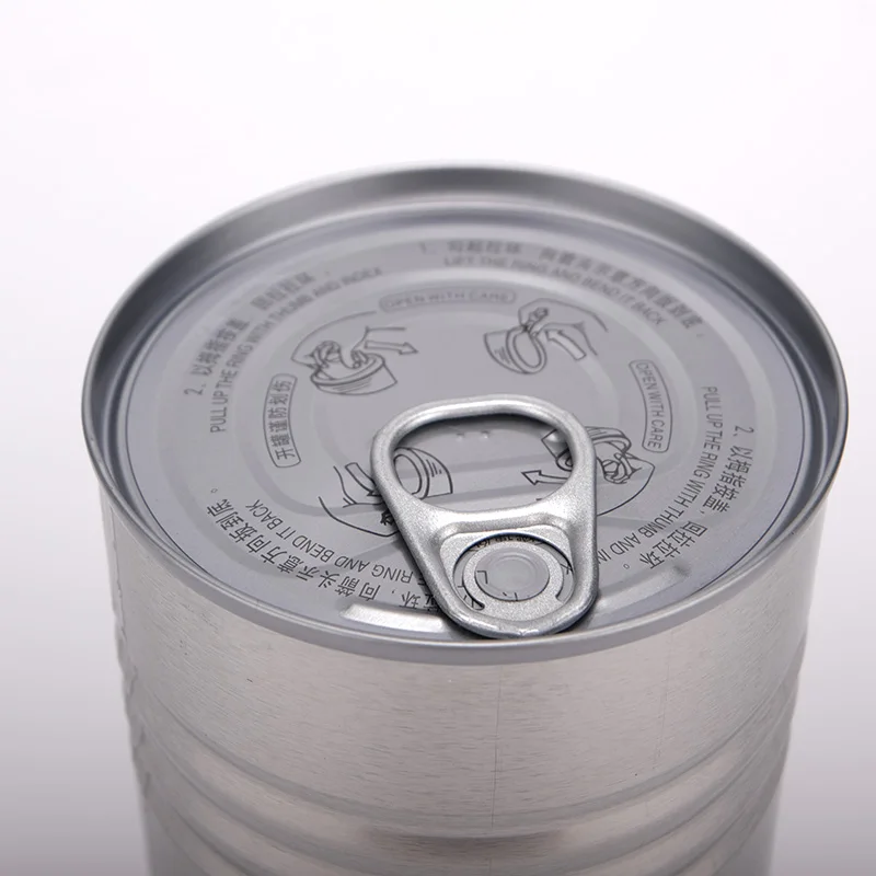 2022 Hot Selling Food Grade Storage Canned Food Tin Cover Box Metal Can Container