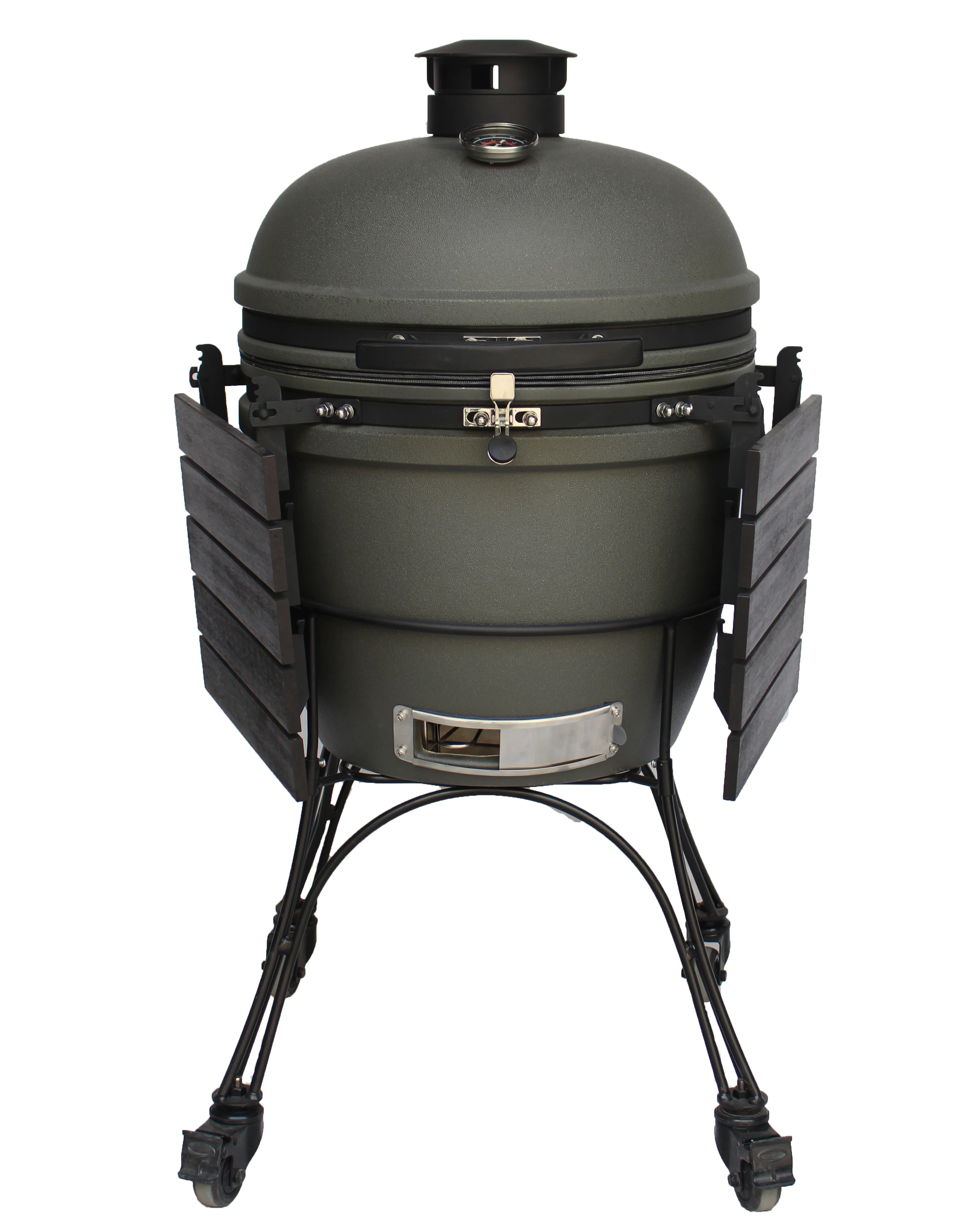 Customized barbecue portable multi piece firebox 22 inch cooking kamado bbq grills